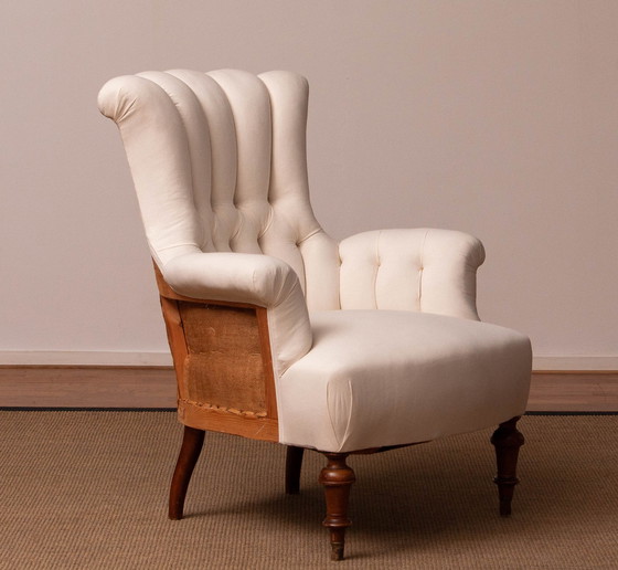 Image 1 of Victoriaanse gedeconstrueerde fauteuil