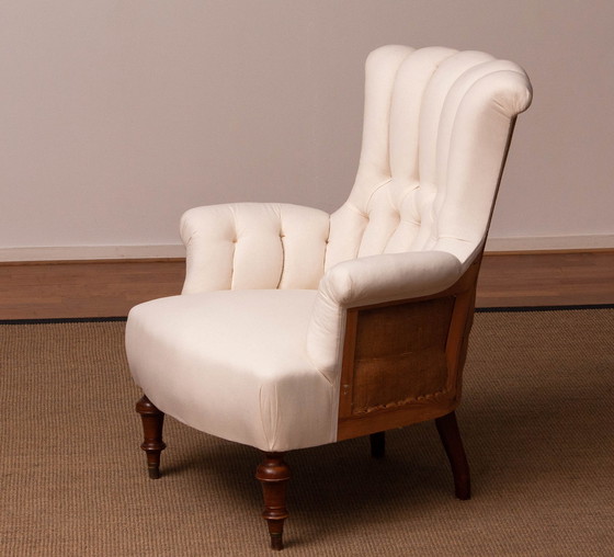 Image 1 of Victoriaanse gedeconstrueerde fauteuil