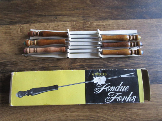 Image 1 of Vintage/Retro Fonduepanset Uit De Mooie Jaren 70.