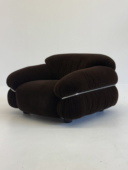 Sesann Lounge Fauteuils van Gianfranco Frattini voor Cassina