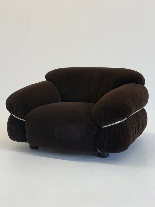 Sesann Lounge Fauteuils van Gianfranco Frattini voor Cassina