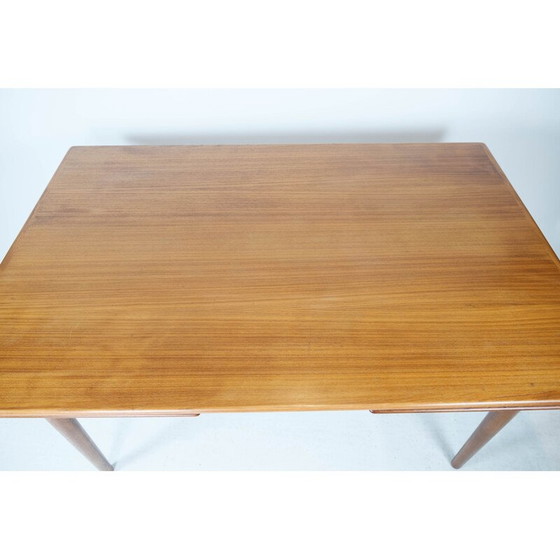 Image 1 of Deense vintage eettafel in teak met verlengstukken, jaren 1960