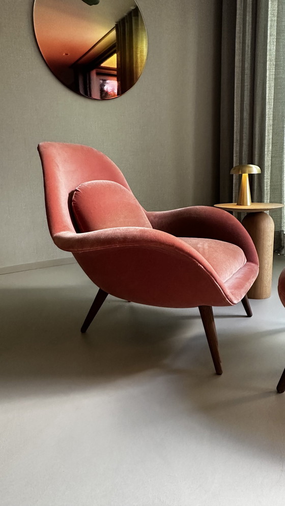 Image 1 of Fredericia The Swoon Chair + Ottoman