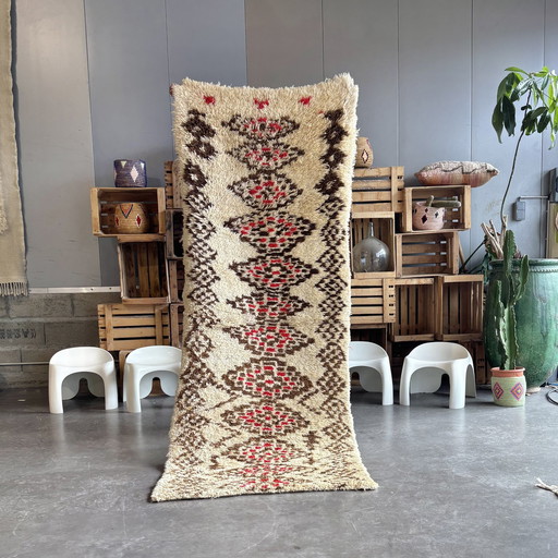 Berber Marokkaanse Loper Vintage Vloerkleed 95X250 Cm