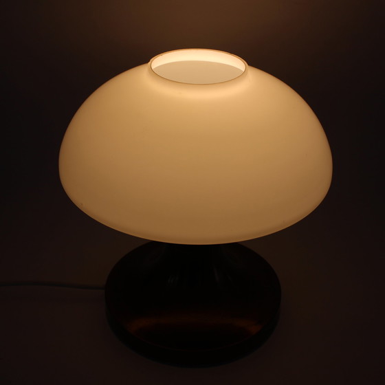 Image 1 of Lamp uit het ruimtetijdperk met opaal glas