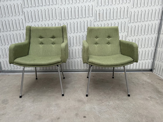 Image 1 of 2 Prachtige Artifort Stoelen In Het Mintgroen.