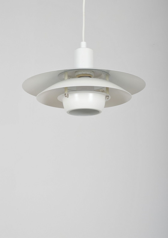 Image 1 of Deense hanglamp 'Viola' (3013-P) van Jeka Metaltryk, jaren '80