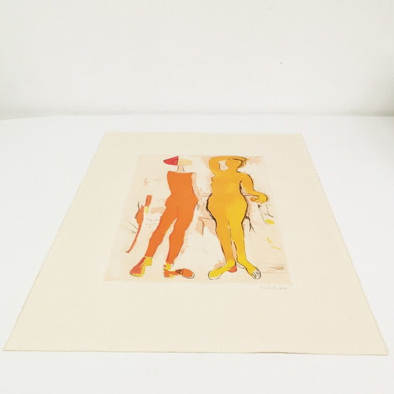 Image 1 of Vintage schilderij "Marino van Shakespeare" voor Zwr, Londen 1978