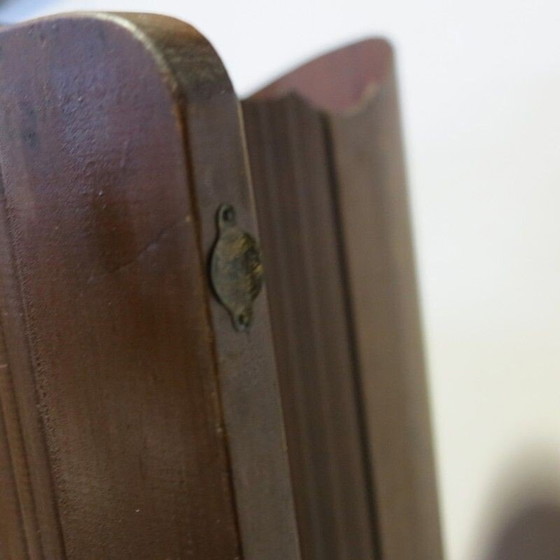 Image 1 of Vintage Art Deco scherm door Jomain Baumann voor Melun Paris, 1940