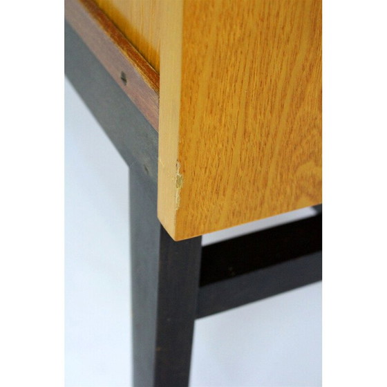 Image 1 of Vintage essen en mahonie dressoir voor Up Zavody, Tsjecho-Slowakije 1970
