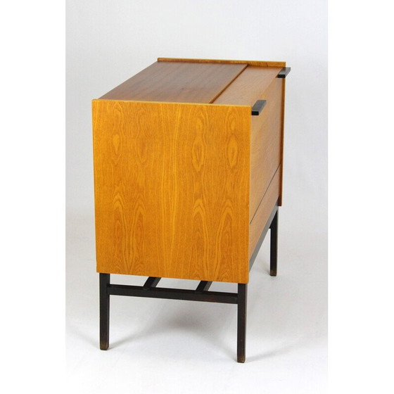 Image 1 of Vintage essen en mahonie dressoir voor Up Zavody, Tsjecho-Slowakije 1970
