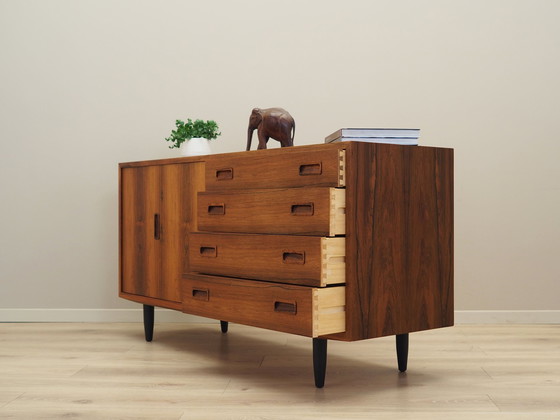 Image 1 of Palissander Dressoir, Deens ontwerp, 1970S, Ontwerper: Carlo Jensen, Productie: Hundevad