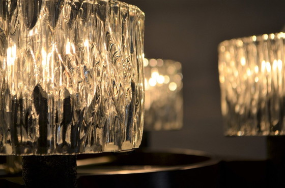 Image 1 of Vintage IJsglas Designluchter, 1950
