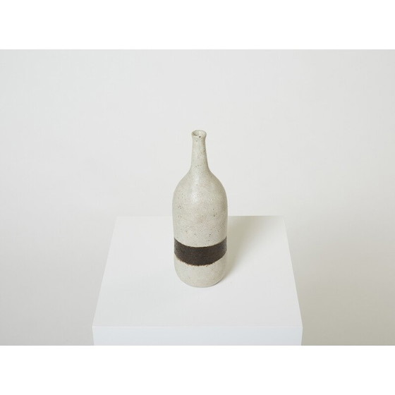 Image 1 of Geglazuurde aardewerk vaas van Bruno Gambone, 1970