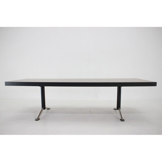 Image 1 of Vintage walnoten salontafel, Tsjecho-Slowakije 1970