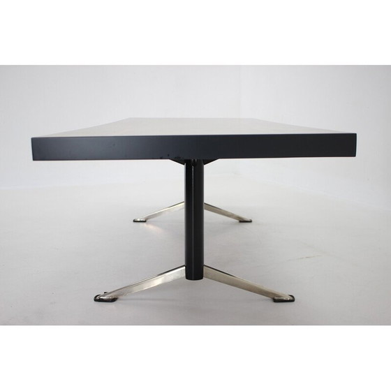 Image 1 of Vintage walnoten salontafel, Tsjecho-Slowakije 1970