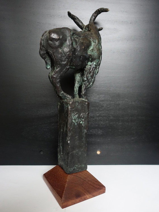 Image 1 of Karel Gomes Bronzen Berggeit