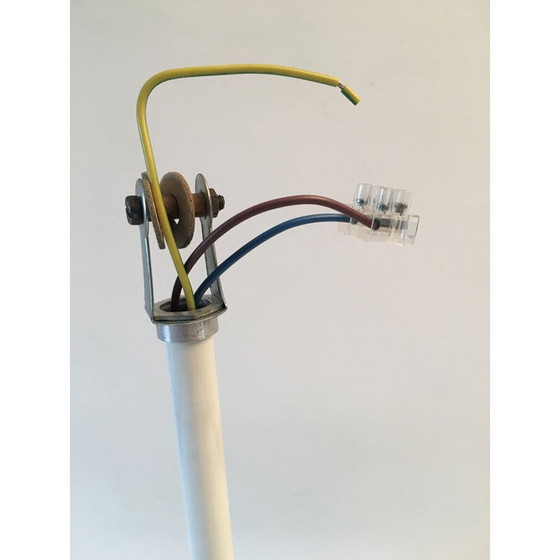 Image 1 of Vintage metalen en plastic hanglamp, 1950-1960