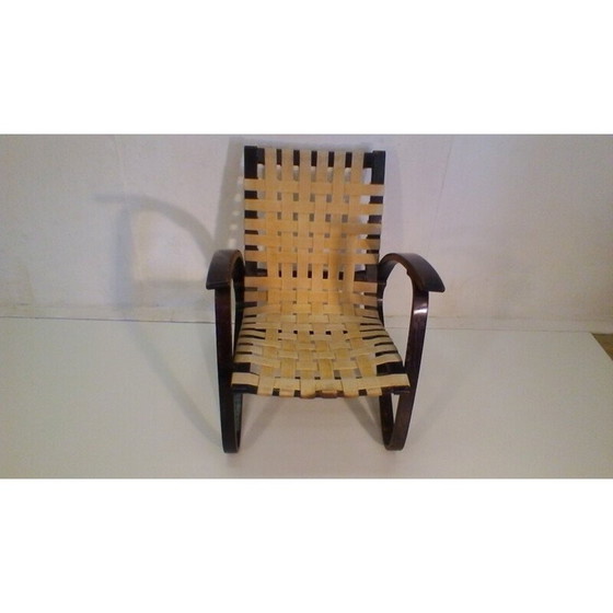 Image 1 of Vintage beukenhouten fauteuil van Jan Vaněk - jaren 1930