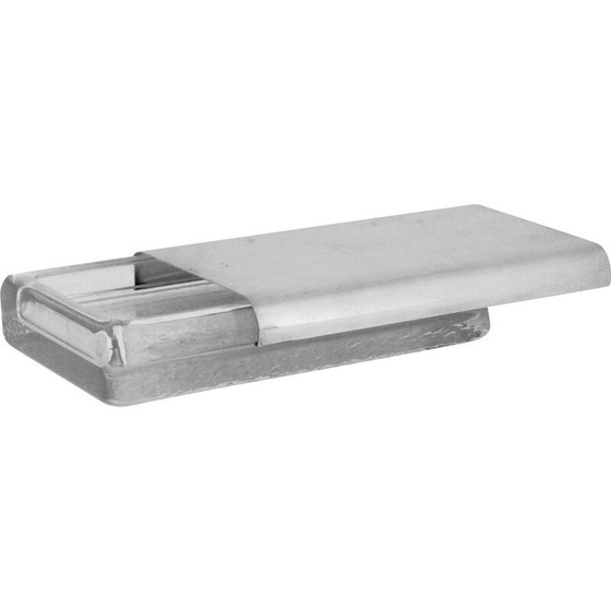 Image 1 of Vintage glazen sigarendoos van Joe Colombo voor Arnolfo Di Cambio Italië, 1968