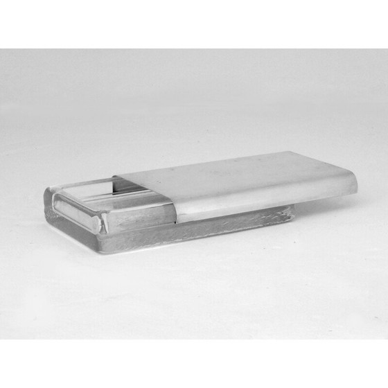 Image 1 of Vintage glazen sigarendoos van Joe Colombo voor Arnolfo Di Cambio Italië, 1968