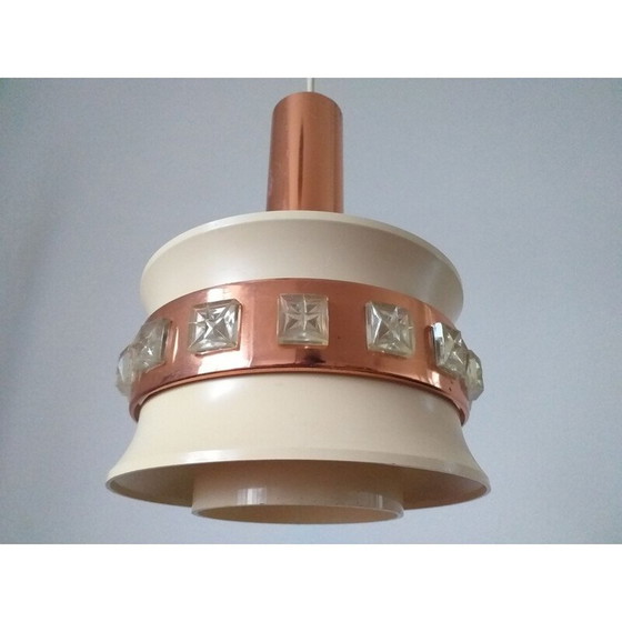 Image 1 of Set van 3 vintage hanglampen, Zweden 1960