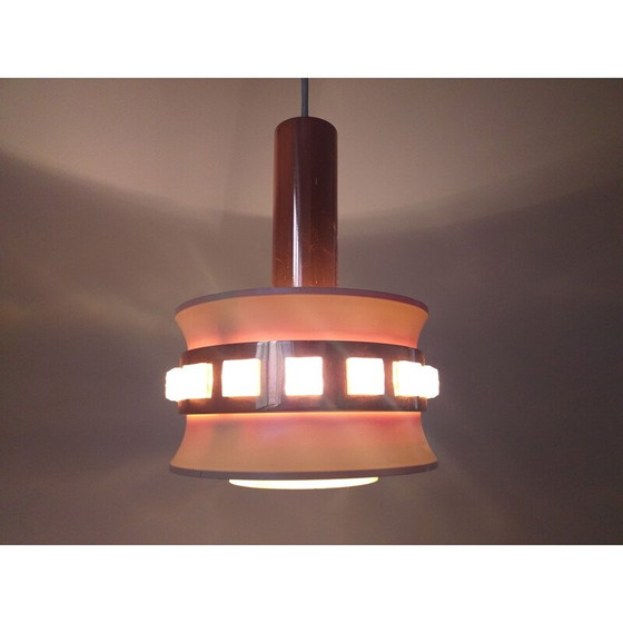 Image 1 of Set van 3 vintage hanglampen, Zweden 1960