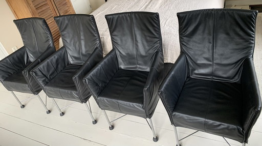 4x Montis Chaplin eetkamerstoelen