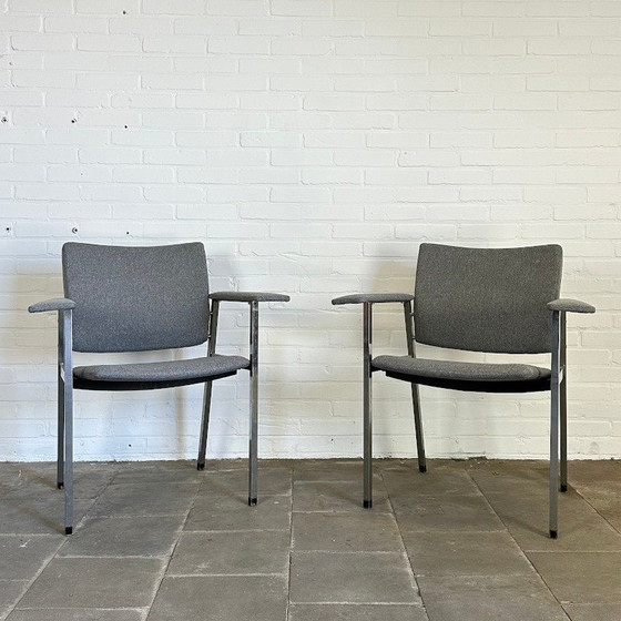 Image 1 of Fritz Hansen klapstoelen voor Arne Jacobsen