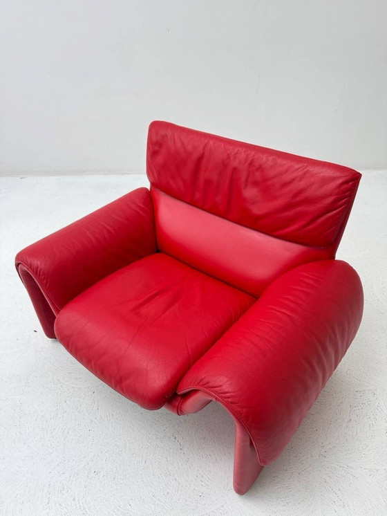 Image 1 of Rode Ds-2011/01 fauteuil van De Sede