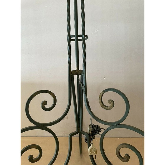 Image 1 of Vintage smeedijzeren vloerlamp