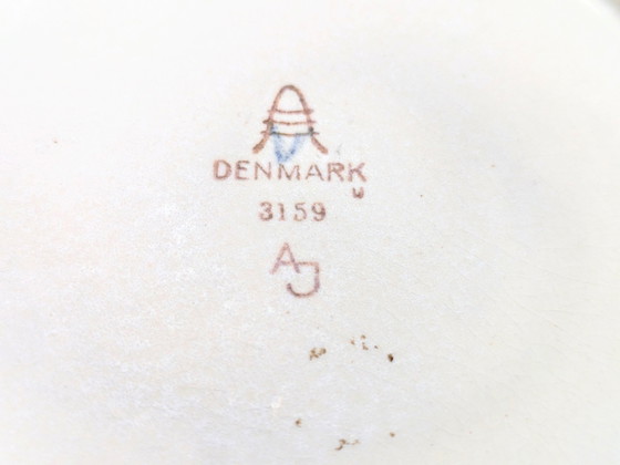 Image 1 of Koninklijke Kopenhagen Schaal | Midcentury Deens Keramiek Thule Anni Jeppesen | 1960