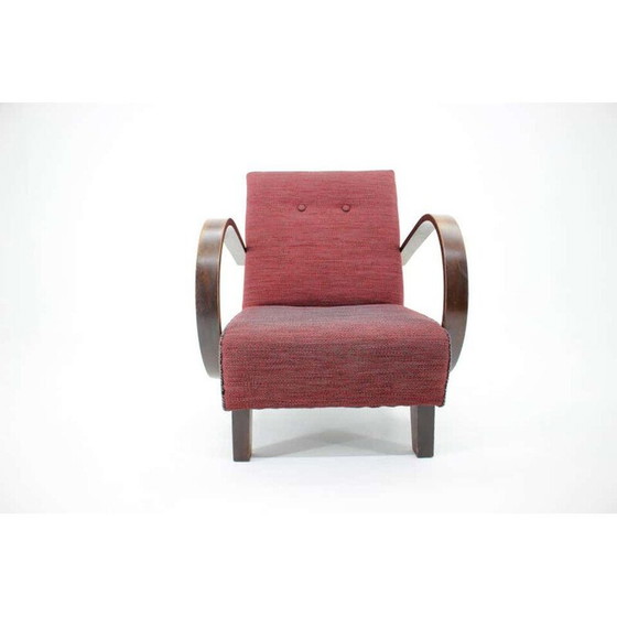 Image 1 of Vintage fauteuil van Jindrich Halabala, Tsjecho-Slowakije 1950