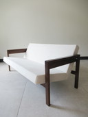 Wenge vintage bankdeur Hein Stolle