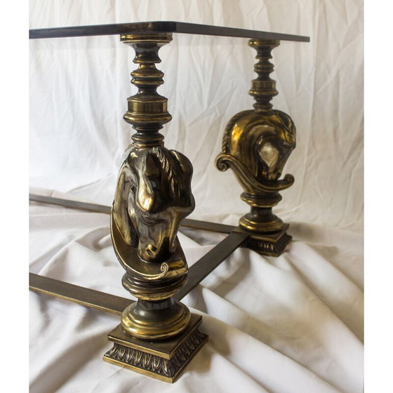 Image 1 of Vintage salontafel met rechthoekig blad, 1970