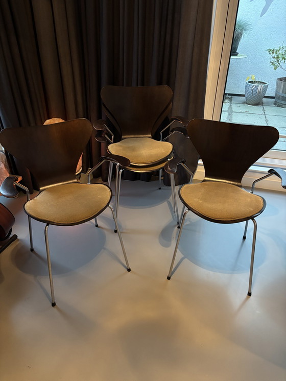 Image 1 of 4x Frits Hansen Stoelen