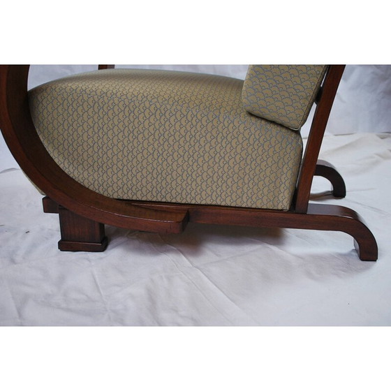 Image 1 of Mid century fauteuil van de Joodse gemeenschap van Olomouc - 1930