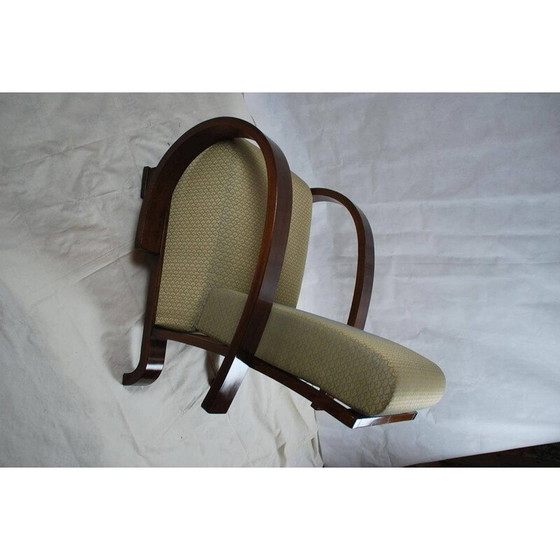 Image 1 of Mid century fauteuil van de Joodse gemeenschap van Olomouc - 1930