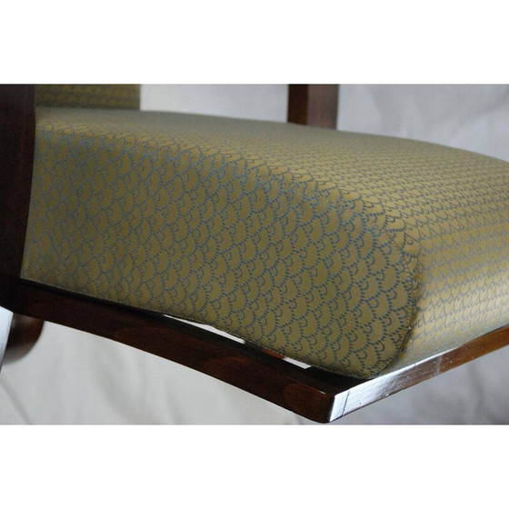 Image 1 of Mid century fauteuil van de Joodse gemeenschap van Olomouc - 1930