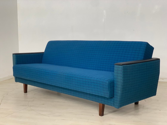 Image 1 of Mid Century bank bank daybed vintage