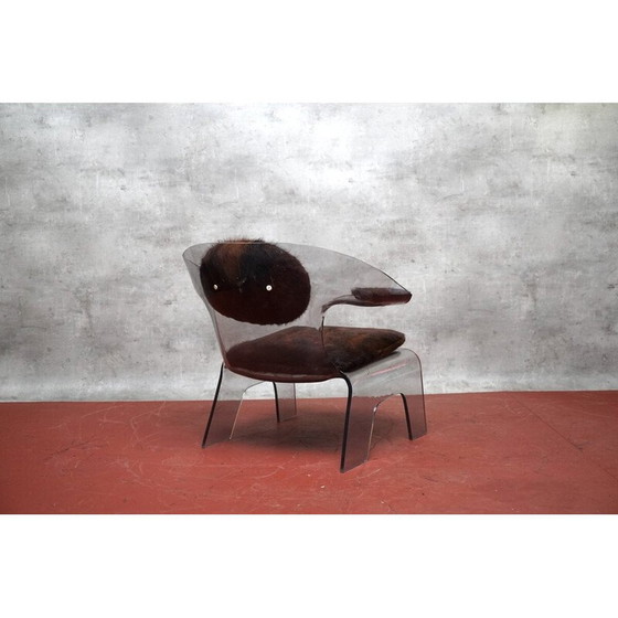 Image 1 of Vintage Fren fauteuil in acrylglas, 1970