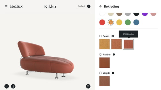 Image 1 of Leolux Kikko chaise longue