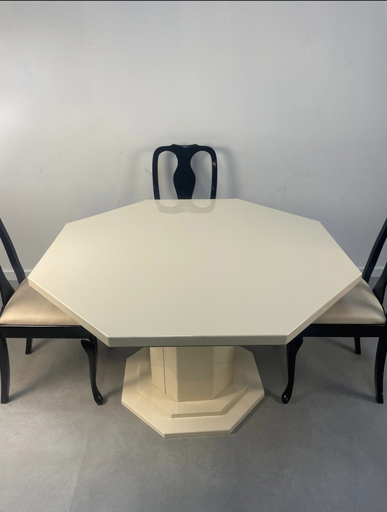 Image 1 of Eric Maville - Tafel met 4 stoelen