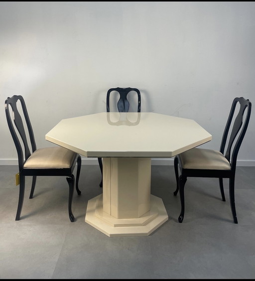 Eric Maville - Tafel met 4 stoelen