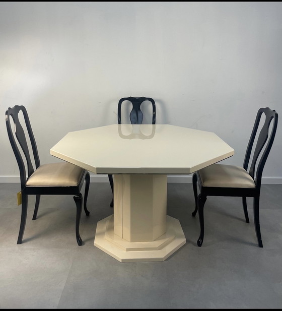 Image 1 of Eric Maville - Tafel met 4 stoelen