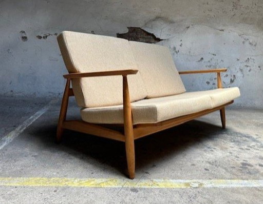 Vintage Twee Zit Sofa Scandinavisch Design