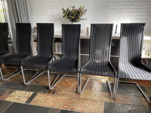 6X Tecta Stoelen B20, Zwart