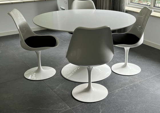 Image 1 of Tulip set vintage Knoll 4x stoelen en tafel