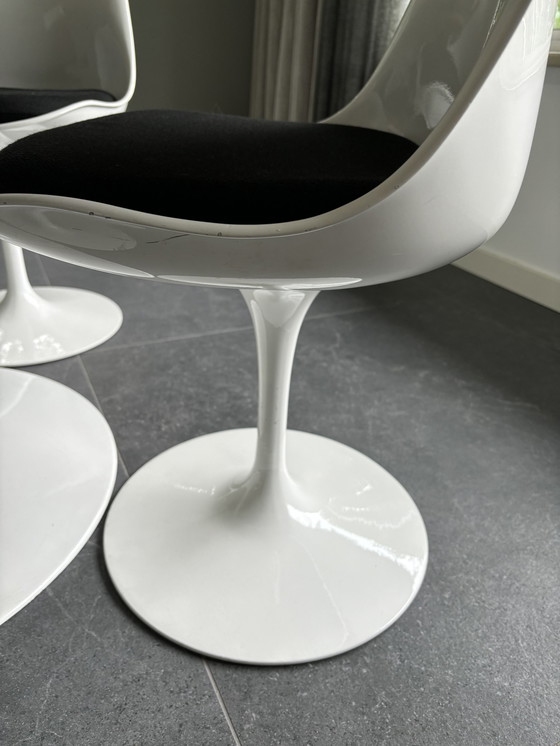 Image 1 of Tulip set vintage Knoll 4x stoelen en tafel