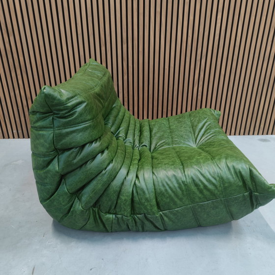 Image 1 of Ligne Roset Togo Dubai Green Leder